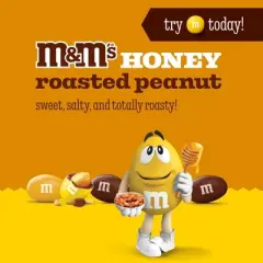 M&M's Honey Roasted Nut Chocolate Candy - Sharing Size - 9oz
