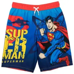 DC Comics Justice League Batman Superman The Flash 3 Pack Swim Trunks Little Kid to Big Kid
