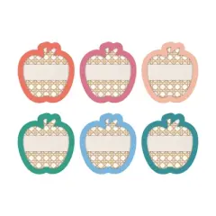Carson Dellosa Education True to You Boho Apples Cut-Outs, 36 Per Pack, 3 Packs