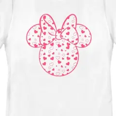 Women's Mickey & Friends Mickey and Friends Minnie Heart Silhouette T-Shirt