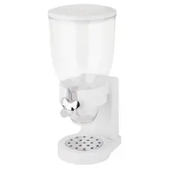 Zevro The Original Indispensable Single Dry Food Dispenser - White