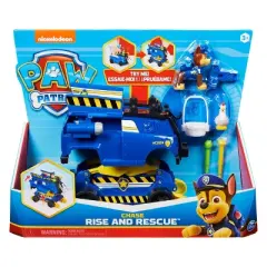 PAW Patrol: Rise and Rescue Transforming Car with Chase Figure