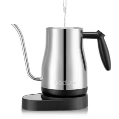 Bodum 34oz Electric Bistro Gooseneck Water Kettle With Temperature Control Stainless Steel