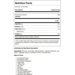 Xlear Spry Sugar-Free Gum - Natural Peppermint