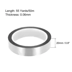 Unique Bargains Self-Adhesive Gap Sealing Metalized Tapes for Detailing Accent Wall 2 Pcs