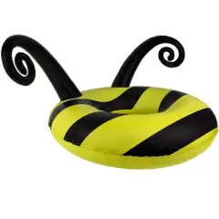 Poolmaster 48" Inflatable Bumblebee 1-Person Swimming Pool Inner Tube Float - Black/Yellow