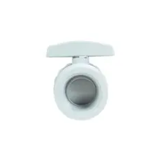 Swim Central 6.5-Inch White Hydro Tools Swimming Pool Socket Ball Valve
