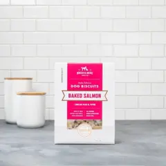 Rocco & Roxie Supply Co.Baked Salmon with English Peas and Thyme Dog Biscuits Dog Treats - 14oz