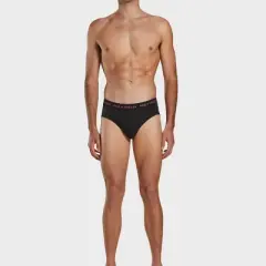 Pair of Thieves Men's 3pk Super Fit Briefs - Solid Black