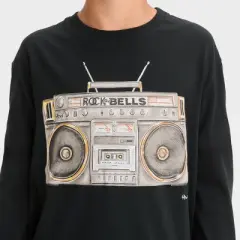 Boys' Boom Box Long Sleeve Graphic T-Shirt - art class&trade; Black