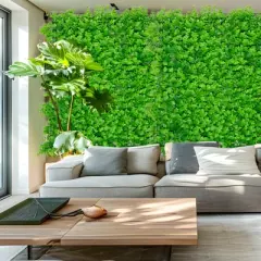 Gulches Boxwood Panels, Grass Wall 20"*20"(20pcs), Plant Wall, Grass Backdrop Wall, Privacy Screen, Sun Protected Green Wall Decor for Outdoor