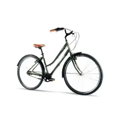 HEAD Groove 700c Belt Drive City Bike, Moss Green