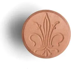Marcato Corzetto Cutter Stamp, Made in Italy, Lily Design
