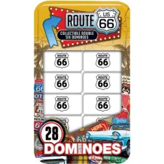 MasterPieces Officially Licensed Route 66 Caf&eacute; 28 Dominoes Game for Families