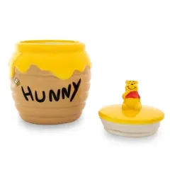 Silver Buffalo Disney Winnie the Pooh Hunny Pot Ceramic Snack Jar | 6 Inches Tall