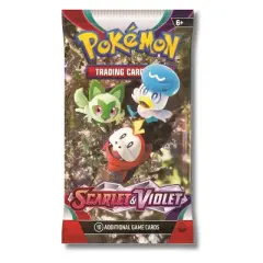 Pokemon Scarlet & Violet (SV1) Booster Pack | Sprigatito, Fuecoco, & Quaxly