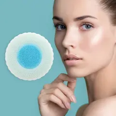 Unique Bargains Silicone Facial Cleansing Brush 0.98"x3.74" 1 Pc