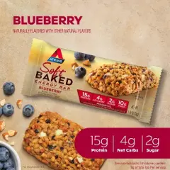 Atkins Soft Baked Energy Meal Bars - Blueberry - 8.82oz/5pk