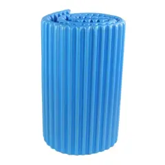 Swim Central 70" Blue Portable Rippled Foam Swimming Pool Mattress Raft