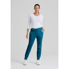 Grey's Anatomy by Barco Classic Women's Kira 5-Pocket Mid-Rise Jogger Scrub Pant