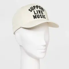 Mighty Fine Support Live Music Hat - Beige