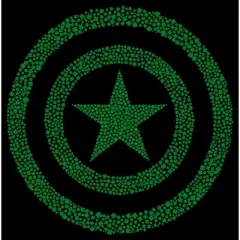 Men's Marvel St. Patrick's Day Captain America Clover Shield Sweatshirt