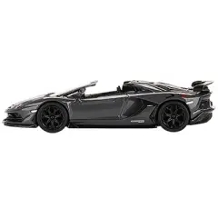Lamborghini Aventador SVJ Roadster Griglo Telesto Dark Gray Ltd Ed to 4200 pcs 1/64 Diecast Model Car by True Scale Miniatures