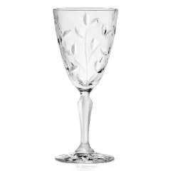 Lorren Home Trends Laurus, Set of 6, 7oz White Wine Stems-Made In Italy