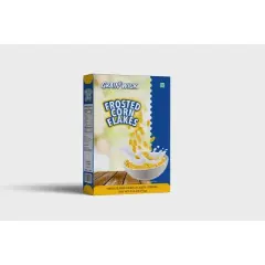 Aiva Frosted Corn Flakes Cereal &ldquo; Crunchy Sweetened Breakfast Flakes | Family Snacking | Kids Snacks | 13.23 OZ (Pack of  2)