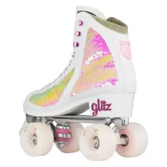 Crazy Skates Glitz Roller Skates For Women And Girls - Dazzling Glitter Sparkle Quad Skates