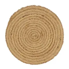 Saro Lifestyle Charming Shimmer Spiral Placemat (Set of 4), 15", Gold