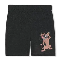 Warner Bros Boy's 2-Pack Feed Me! Scooby-Doo Tie Dye Graphic Tee and Casual Shorts Set for Toddler