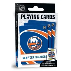 MasterPieces Officially Licensed NHL New York Islanders Playing Cards - 54 Card Deck for Adults