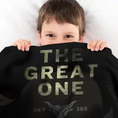 Sleep Squad WWE The Rock 60 x 80 Raschel Plush Throw