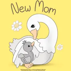 Junior's Precious Moments New Mom Racerback Tank Top