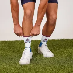 NHL Colorado Avalanche Divide Secondary Large Crew Socks