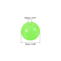 Unique Bargains Luminous Fishing Beads, Plastic Glow Fishing Bait Eggs Rig Bead Tackle Tool
