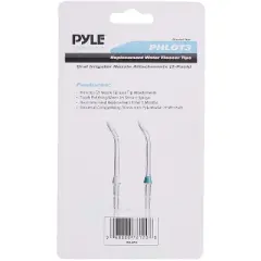 Pyle Replacement Tooth Polishing Water Flosser Nozzle Tips - (2-Pack) (PHLOT3)