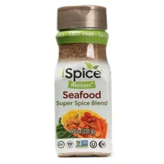 iSpice | Salt-Free Seafood Seasoning | 4.76 oz | Mixed Spice & Seasoning | Halal | Kosher|Sugar Free
