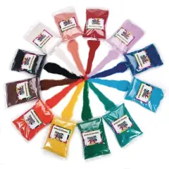 Color Splash!&reg; Art Sand, 2-lb. bags, 12-Color Assortment (Pack of 12)