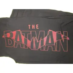 The Batman Movie Red Logo Men's Black Drawstring Sleep Pajama Pants
