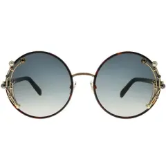 Jimmy Choo Gema/S 086 FQ Womens Round Sunglasses Dark Havana 59mm