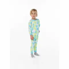 Sleep On It Infant/Toddler Boys Tie-Dye Snug Fit 2-Piece Pajama Sleep Set With Matching Socks