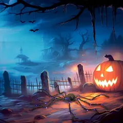 HOMCOM Light-Up Oversized Spider, Outdoor Halloween Decoration with Light Up Bendable Legs