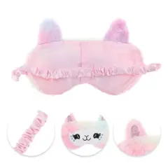 Unique Bargains Portable Cartoon Alpaca Eye Mask 1 Pc