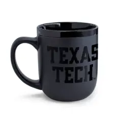 NCAA Texas Tech Red Raiders 12oz Ceramic Coffee Mug - Black