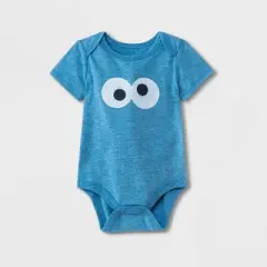 Baby Boys' 2pk Sesame Street Romper Set - Heather Gray
