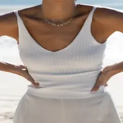 Petal and Pup Womens Gemma V Neck Tank Top