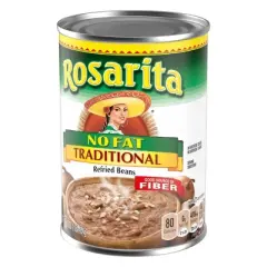 Rosarita Traditional No Fat Refried Beans - 16oz