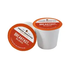 Fresh Roasted Coffee - 48 CT Breakfast Blend Light Roast Single Serve Pods